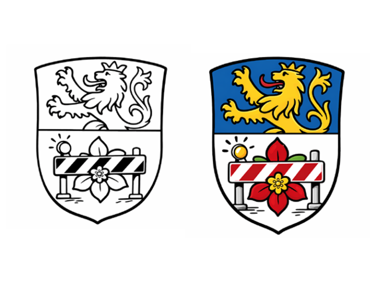 Erkeltown: Wenn das Stadtwappen plötzlich zur Baustelle wird